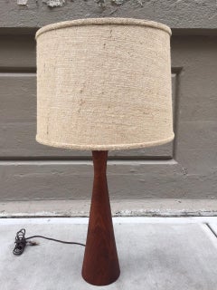 Danish Modern Walnut Lamp
