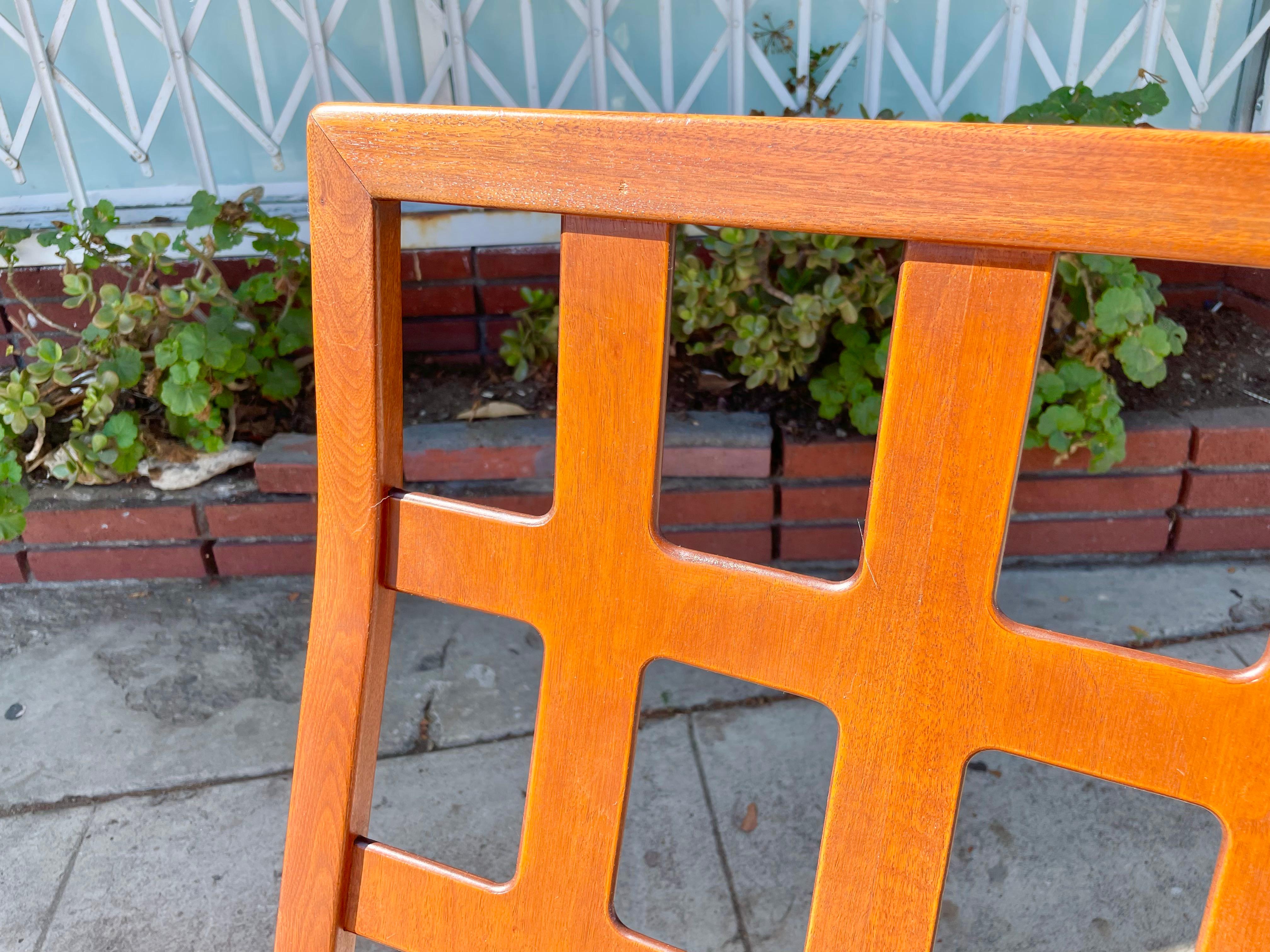 Danish Modern Walnut Lounge Chair by Ib Kofod Larsen for Selig For Sale 8