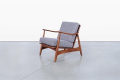 Danish Modern Walnut Lounge Chair by Torben Strandgaard