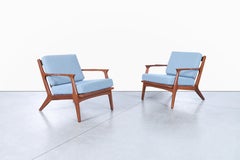 Chaises longues danoises en noyer The Moderns