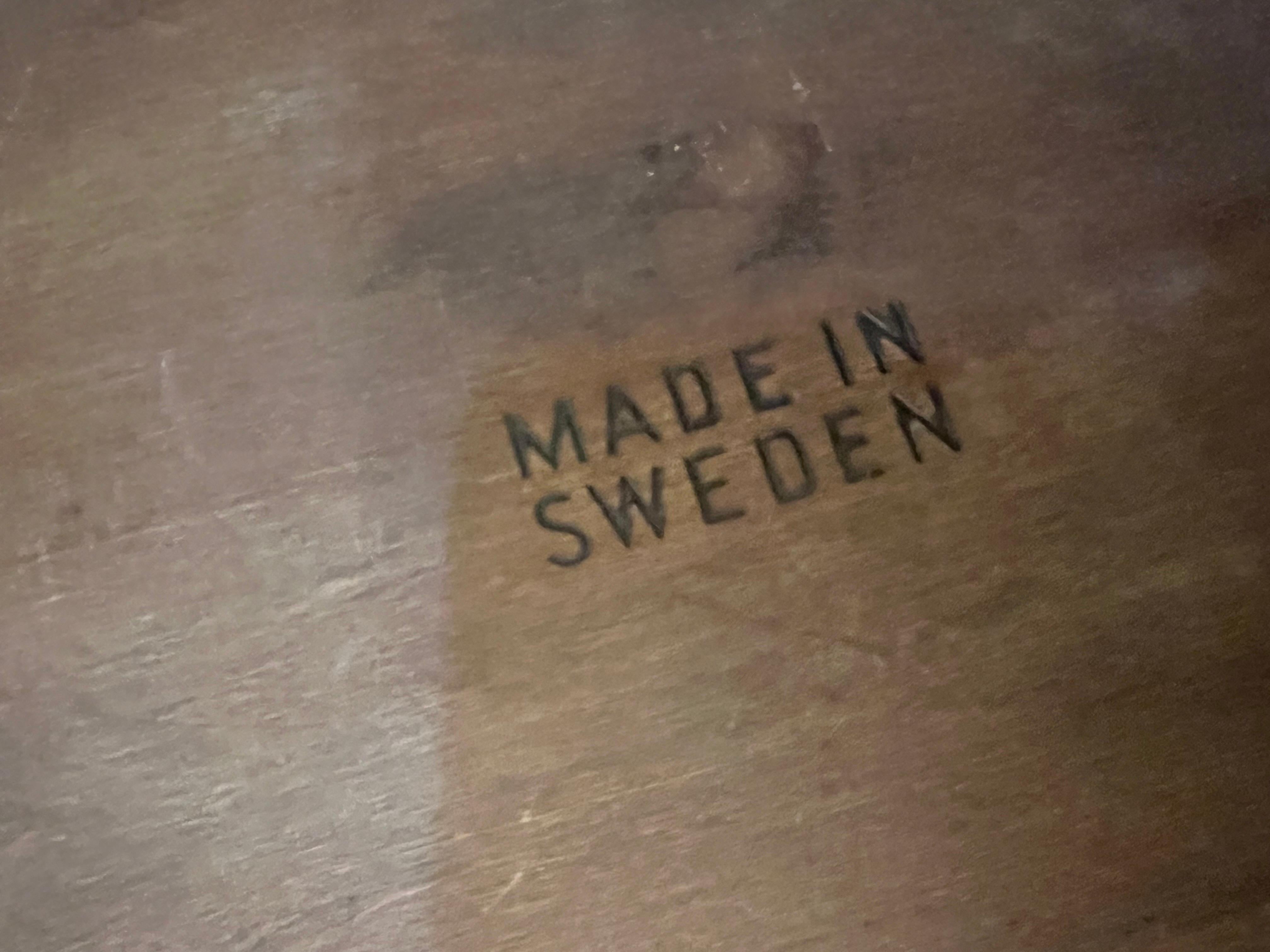 Danish Modern walnut Side Cocktail Table By Yngve Ekström For Dux 3