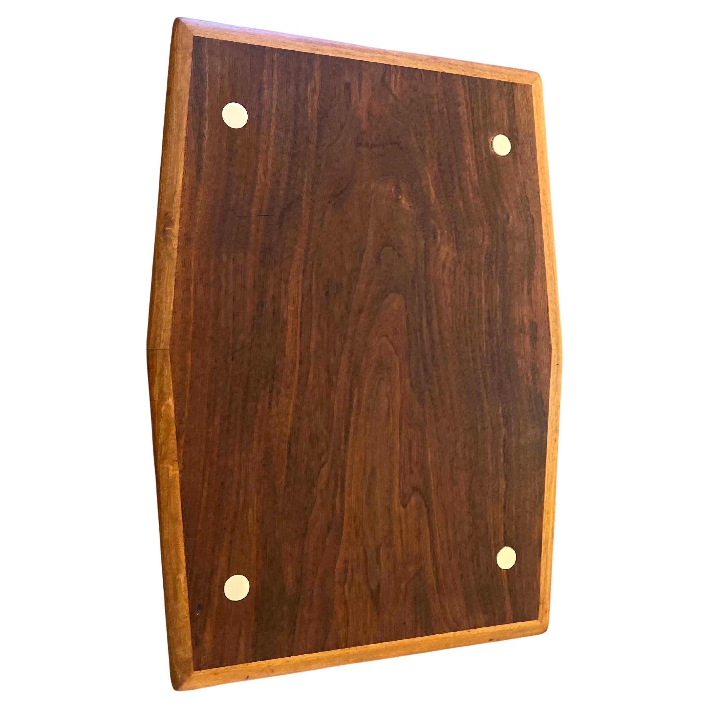 Swedish Danish Modern walnut Side Cocktail Table By Yngve Ekström For Dux