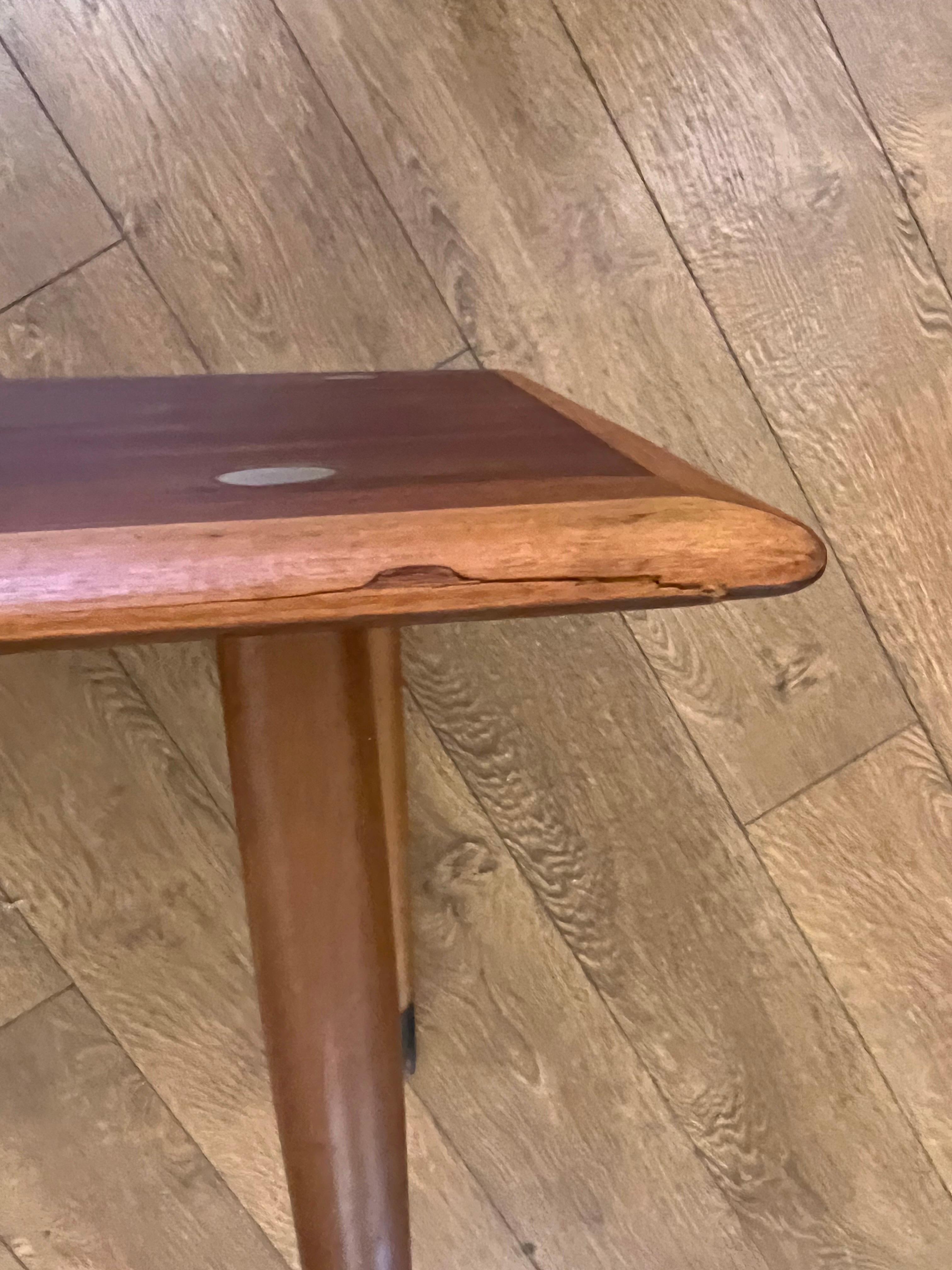 Danish Modern walnut Side Cocktail Table By Yngve Ekström For Dux 1