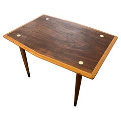 Danish Modern walnut Side Cocktail Table By Yngve Ekström For Dux