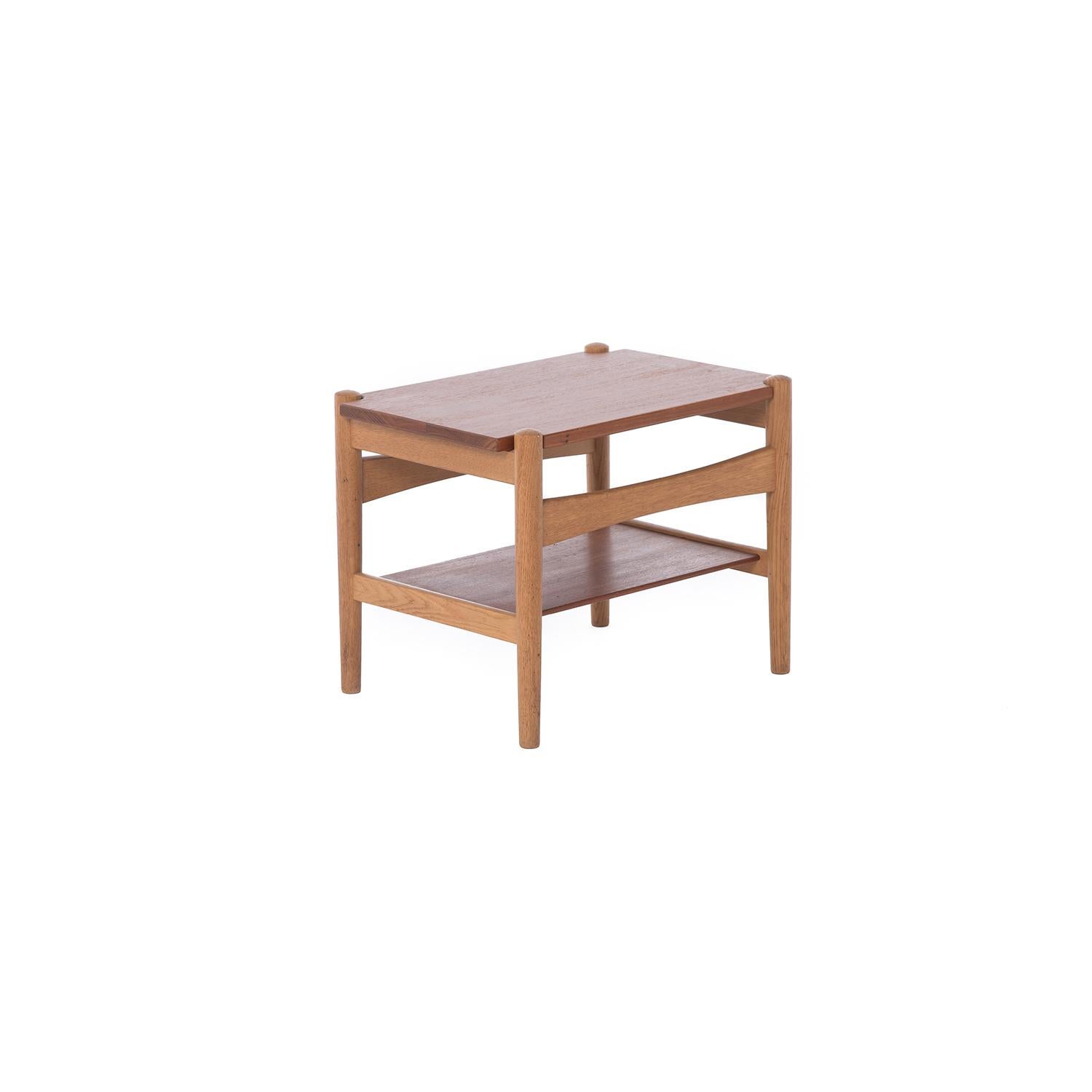 Oiled Danish Modern Wegner Side Table