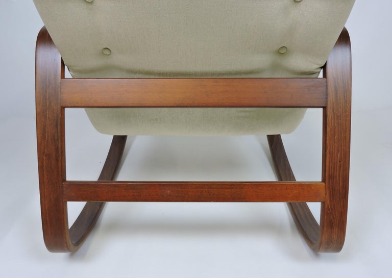 Danish Modern Westnofa Norway Bentwood Rocking Chair by Ingmar Relling For Sale 5