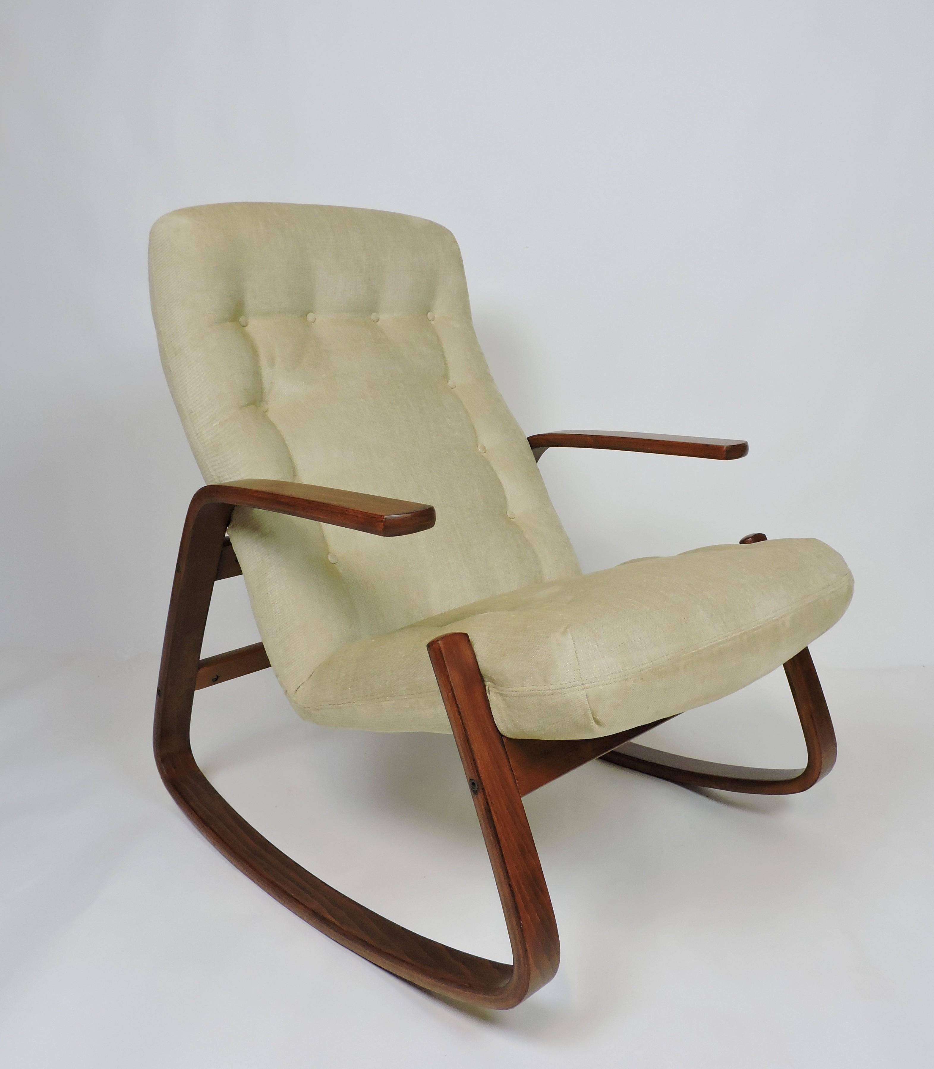 Danish Modern Westnofa Norway Bentwood Rocking Chair by Ingmar Relling 6