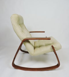 Danish Modern Westnofa Norway Bentwood Rocking Chair by Ingmar Relling