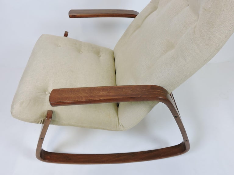 Danish Modern Westnofa Norway Bentwood Rocking Chair by Ingmar Relling For Sale 3