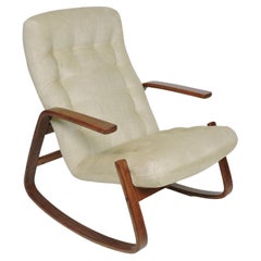 Vintage Danish Modern Westnofa Norway Bentwood Rocking Chair by Ingmar Relling