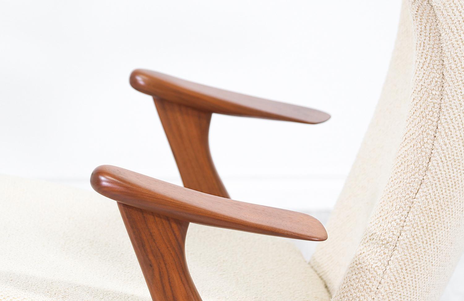 Mid-Century Modern Danish Modern Wing Chair by Kurt Østervig