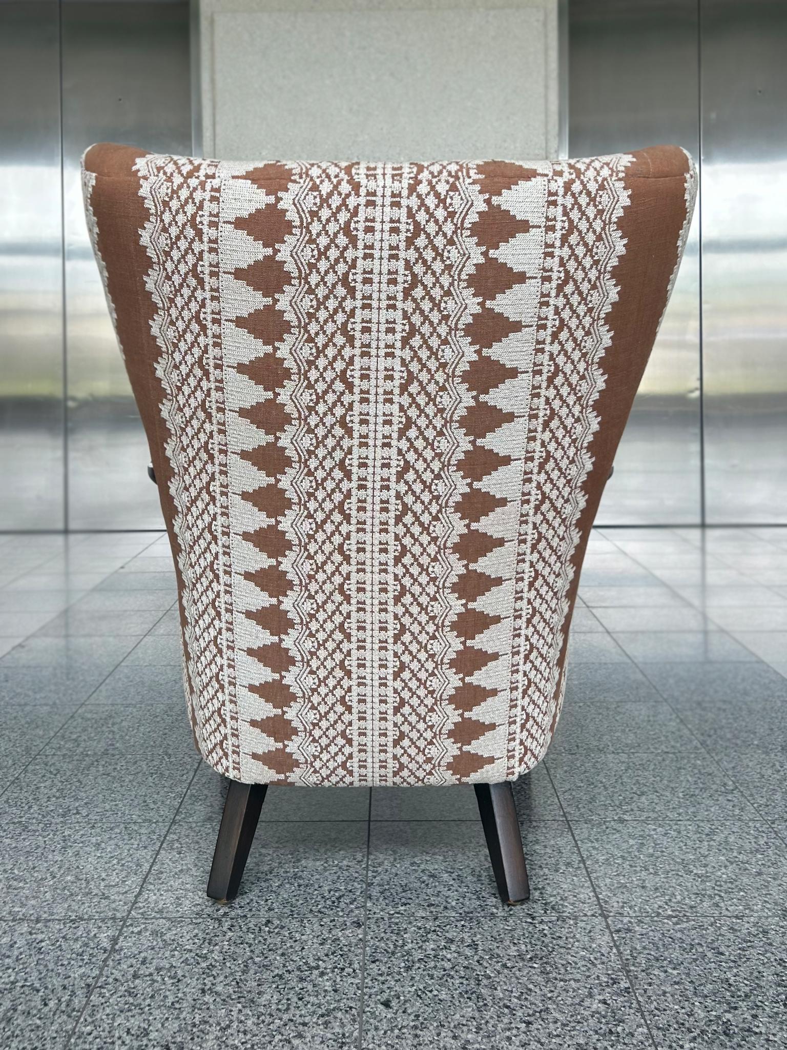 Dänischer moderner lehnensessel von Alfred Christensen im Zustand „Gut“ im Angebot in New York, NY