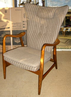 Poltrona Wingback moderna danese di Bovenkamp