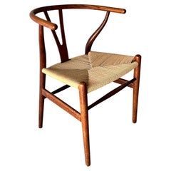 Danish Modern Wishbone  Chair by Hans Wegner for Carl Hansen and Sons Model CH24