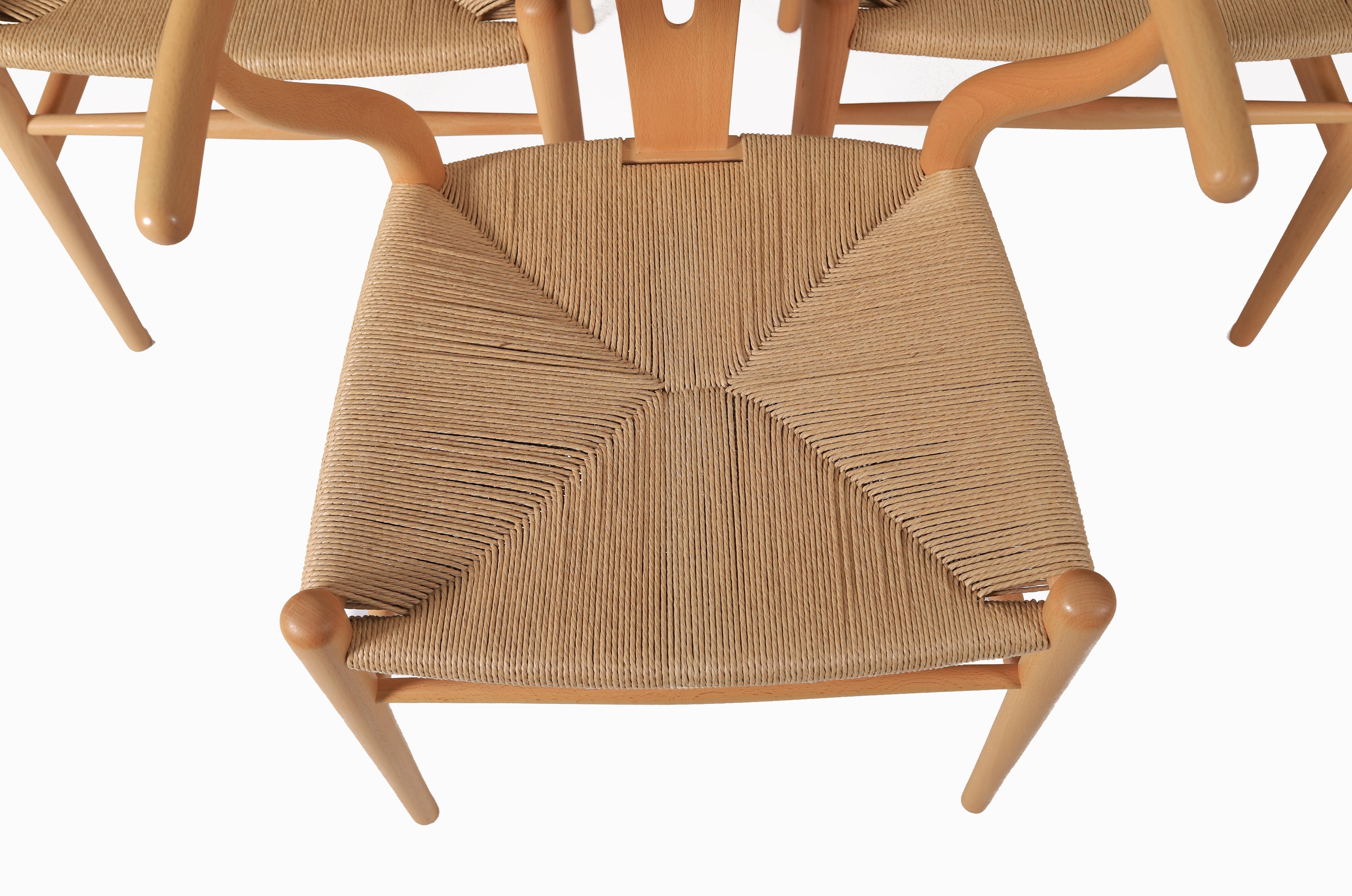 Scandinavian Danish Modern Wishbone Dining Chairs