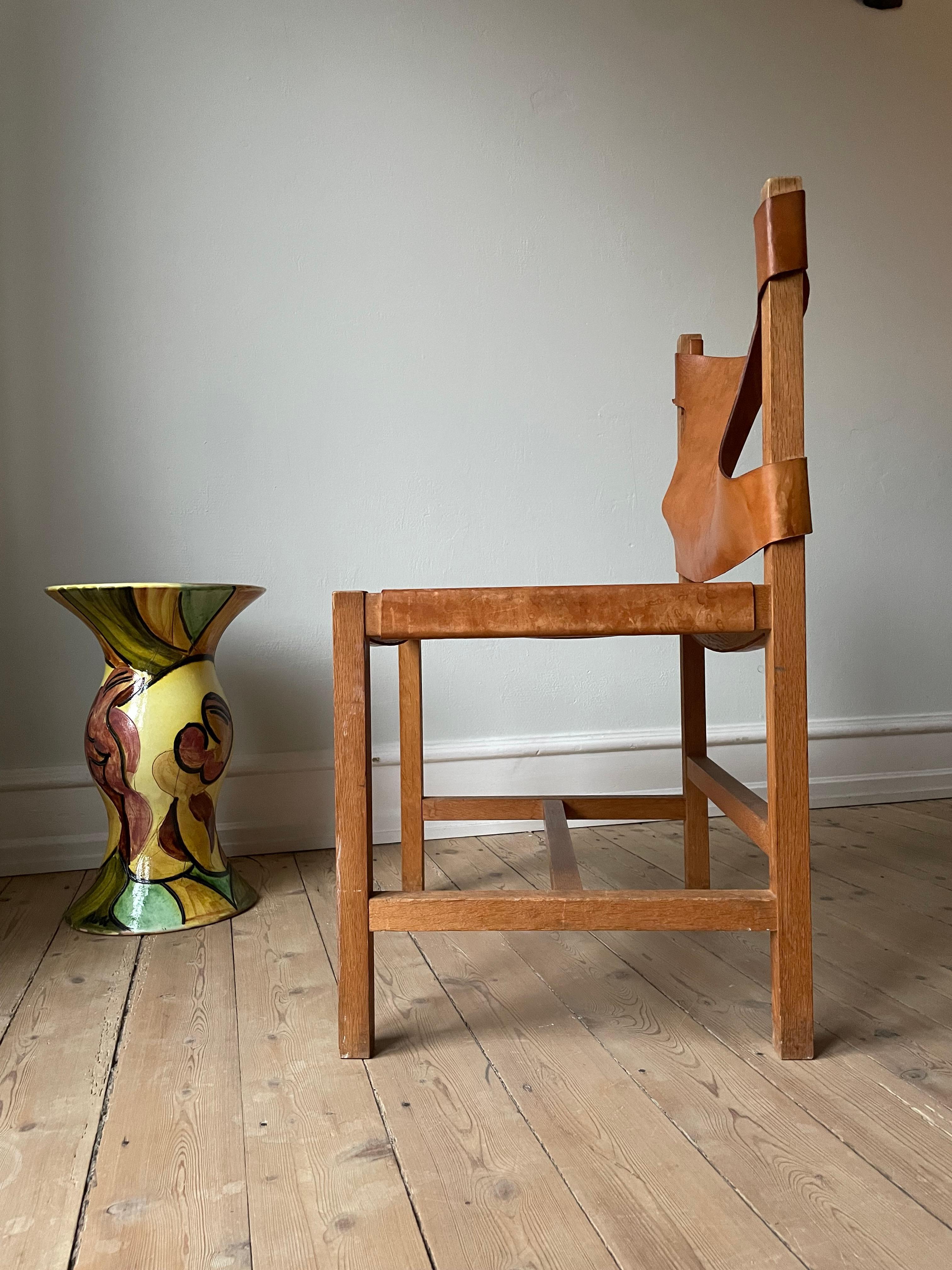20ième siècle Chaise d'assise danoise moderne en bois, années 1960 en vente