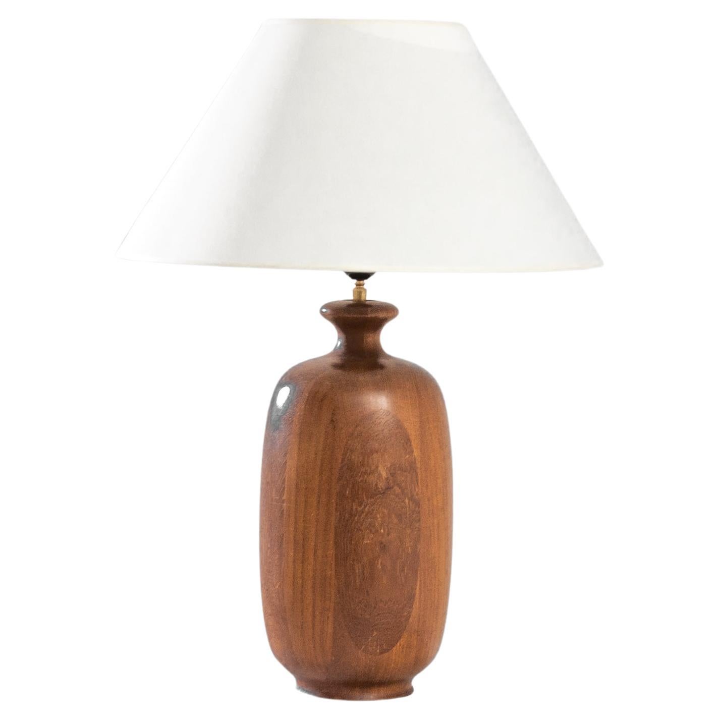 Vintage Wooden Pool Ball Lamp at 1stDibs