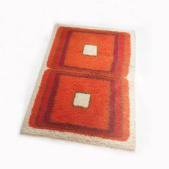 Danish Modern Wool Rya Rug Tapestry by Hojer Eksport Wilton, 1960s, Denmark