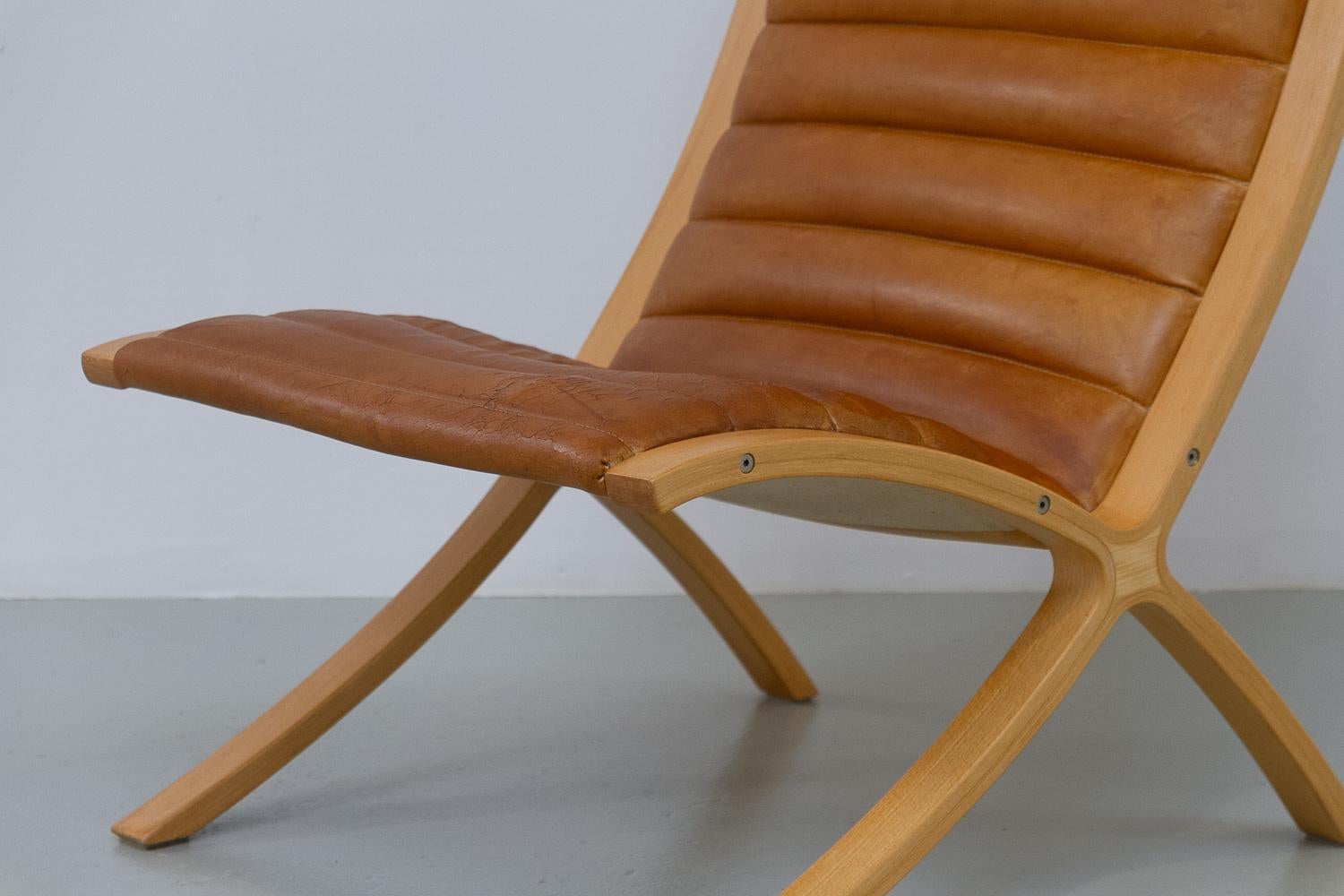 Silla X danesa moderna de Hvidt & Mølgaard para Fritz Hansen, década de 1970. en venta 10