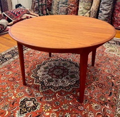 Danish Modern X-long Henning Kjærnulf Dining Table Model 62 by Sorø Stolefabrik