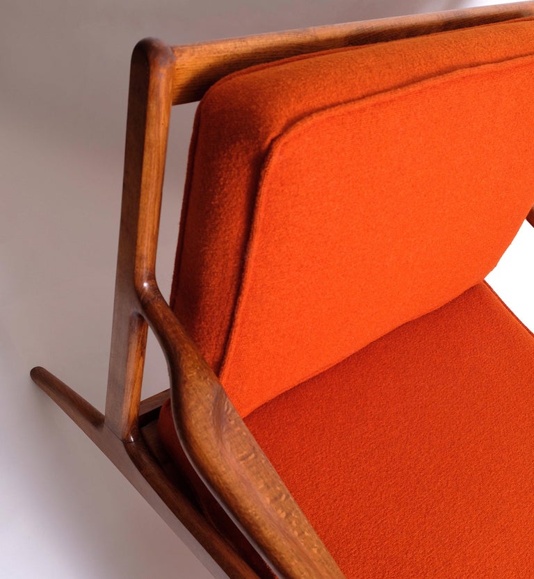 Danish Modern Z Chair in the Manner of Poul Jensen For Sale at 1stDibs