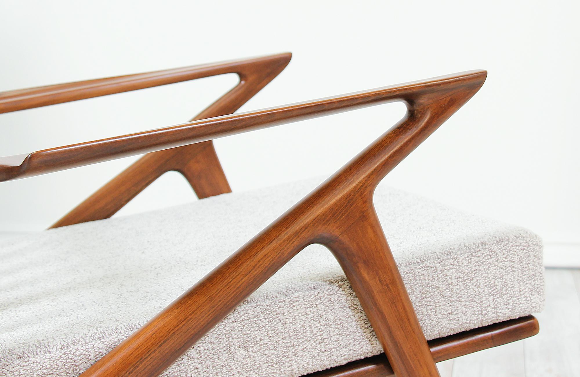 Danish Modern `Z` Lounge Chair by Poul Jensen for Selig 1