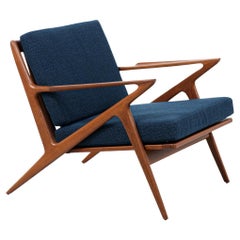 Danish Modern "Z" Teak Lounge Chair by Poul Jensen for Selig