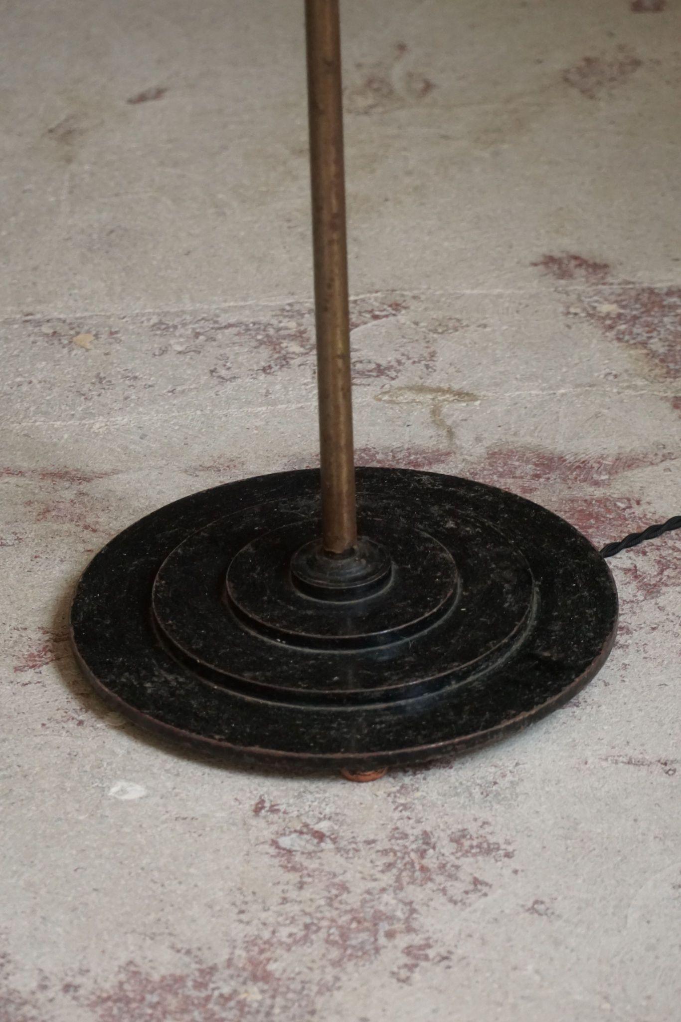 Danish Modernism, Adjustable Floor Lamp in Steel, Mid Century, 1950s 9