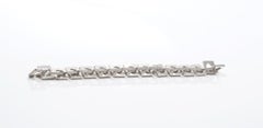 Danish Modernist 1960s Silver Bracelet by Rey Urban for Age Fausing