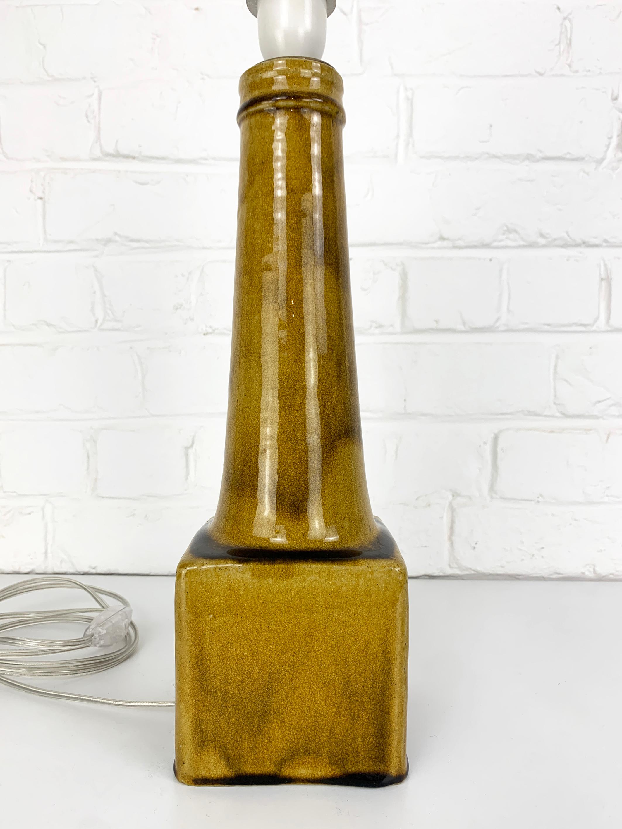 Lampe de table moderniste danoise en céramique, grès, Nils Kähler pour HAK Danemark 1960 en vente 5