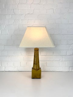 Danish Modernist Ceramic Table Lamp, Stoneware, Nils Kähler for HAK Denmark 1960