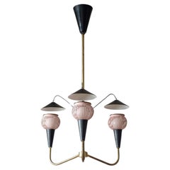 Danish Modernist Chandelier, circa 1960
