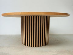 Danish Modernist Customizabel Handcrafted Circular Dining Table in Oak