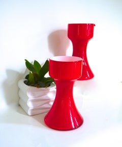 Danish Modernist Glass Pitchers Christer Holmgren Carnaby Range, Holmegaard