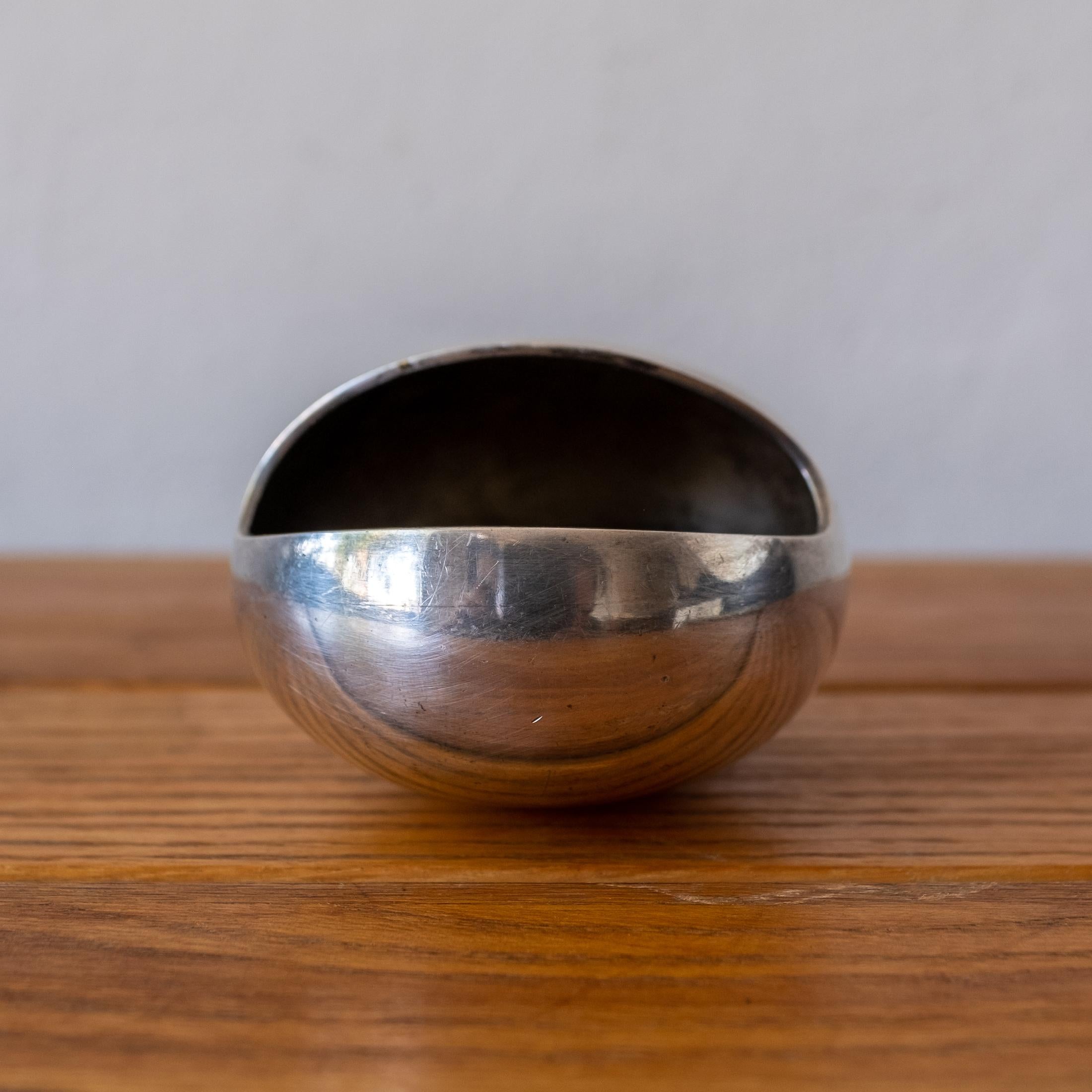 Mid-20th Century Danish Modernist Silver Plate Ashtray or Incense Burner by Carl Cohr, 1950s For Sale