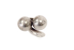 Danish Modernist Silver Ring, 1960s