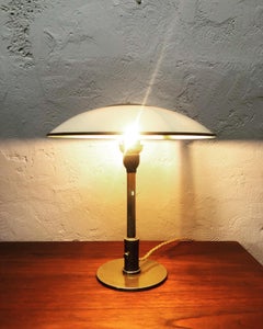 Danish Modernist Table Lamp in Brass from the 1930s by Lyfa with Provenance