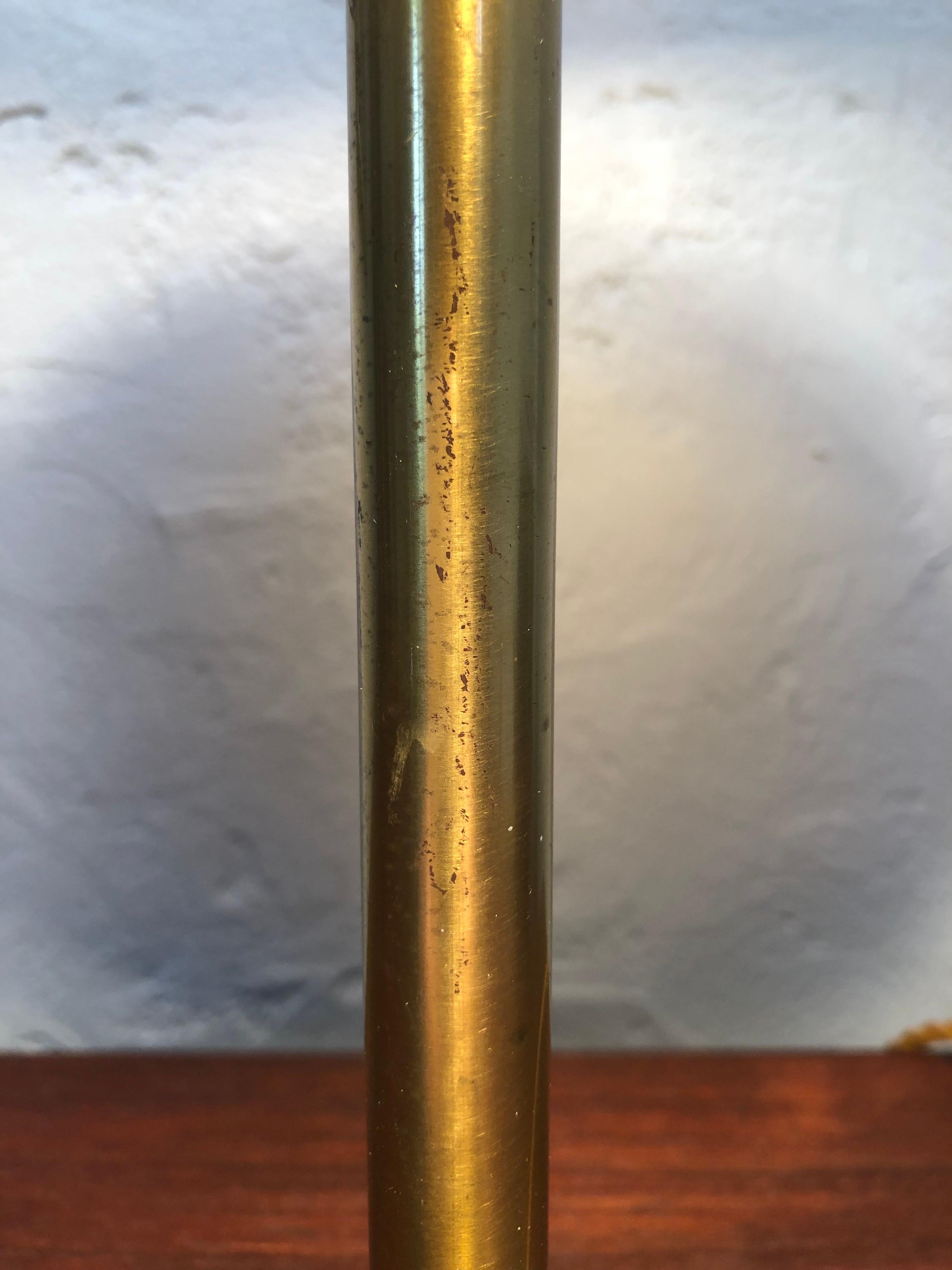 Danish Modernist Table Lamp in Brass from the 1940s by Lyfa With Provenance 2