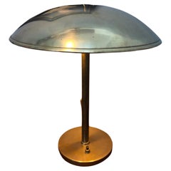 Lampe de bureau moderniste danoise en laiton des années 1940 par Lyfa avec provenance