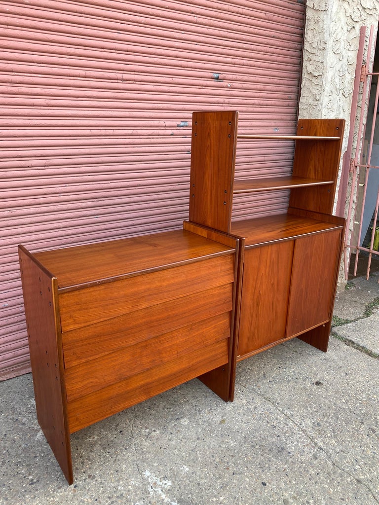 Danish Modular Desk/ Shelf System For Sale at 1stDibs