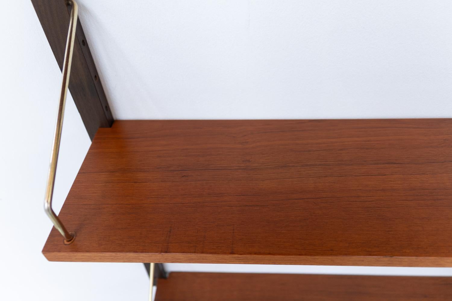 Danish Modular Royal Teak Wall Unit by Poul Cadovius for Cado, 1960s. For Sale 13