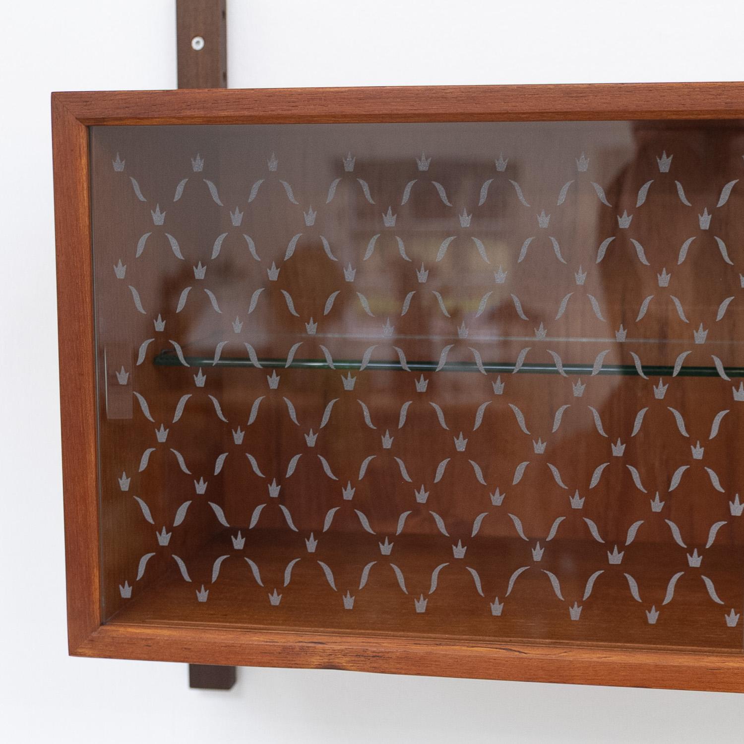 Danish Modular Royal Teak Wall Unit by Poul Cadovius for Cado, 1960s. In Good Condition For Sale In Asaa, DK