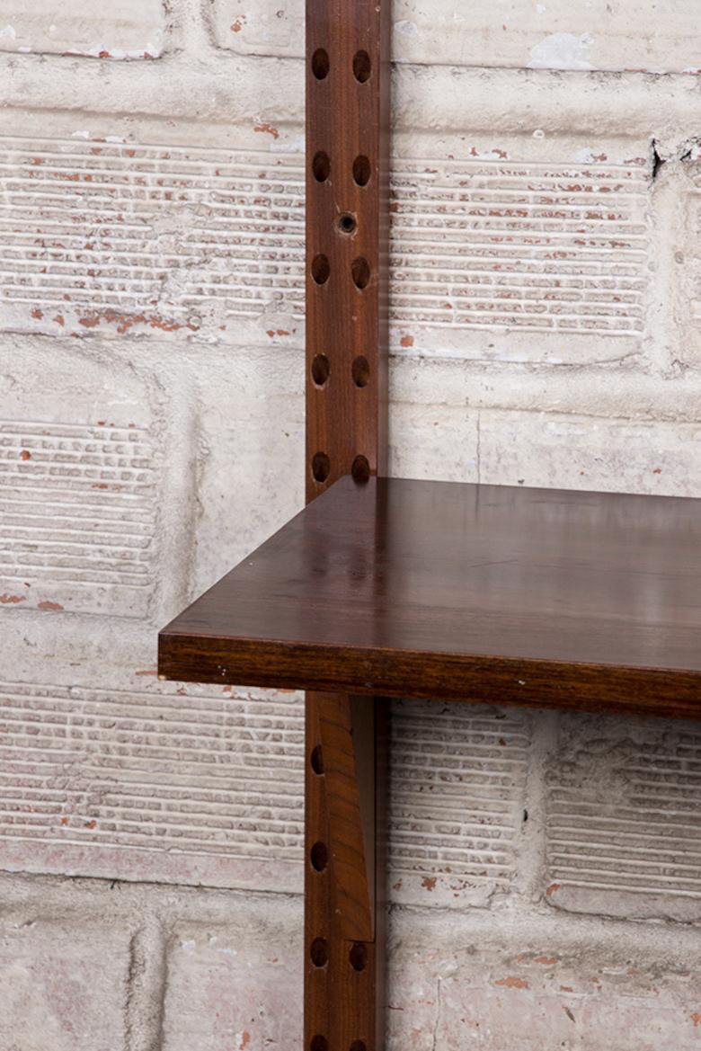 Danish modular shelf in Rosewood by Poul Cadovius 1960. 1