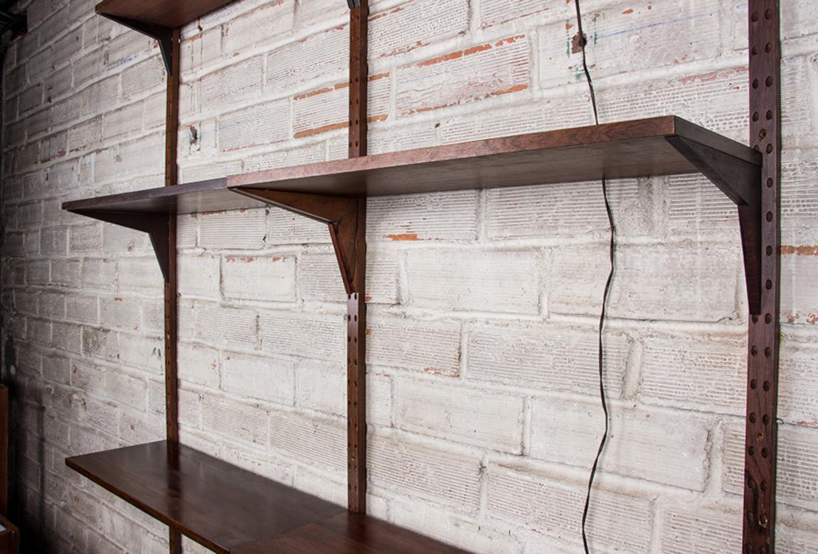 Danish modular shelf in Rosewood by Poul Cadovius 1960. 4
