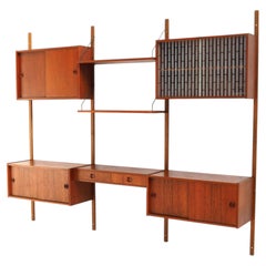 Danish Modular Wall System by Poul Cadovius, 1960s