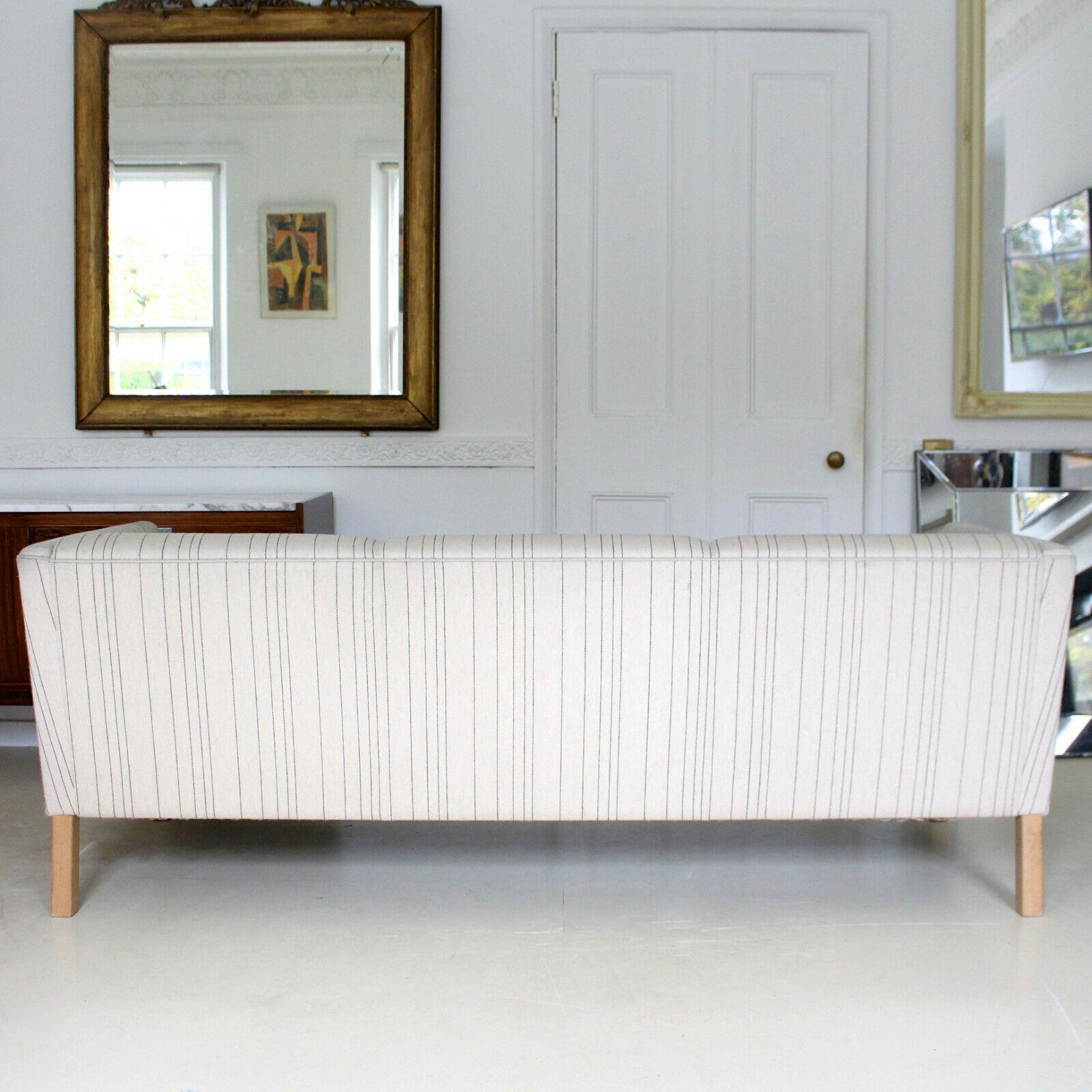 English Danish Mogenson Style Sofa Scandinavian Studio Couch For Sale