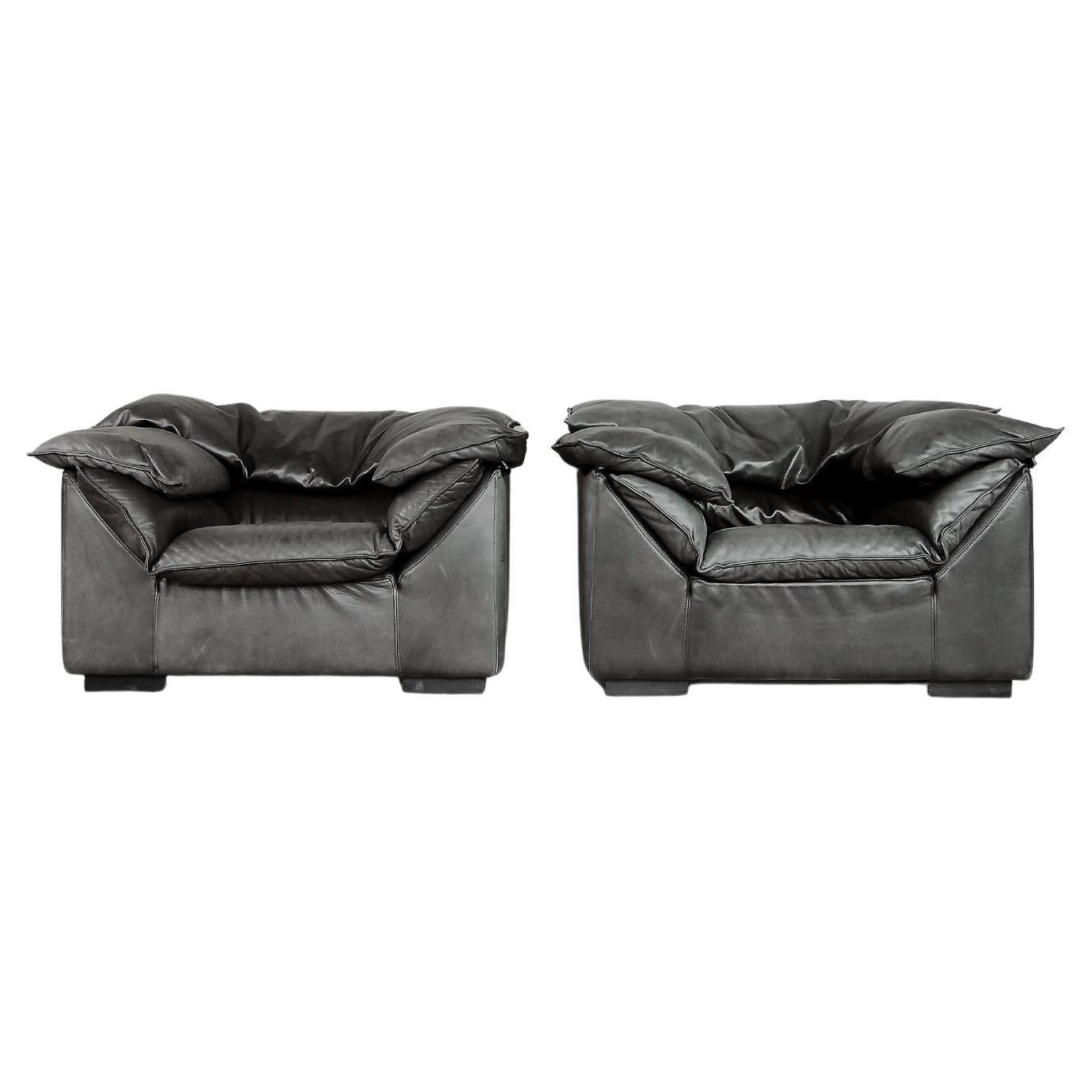 Vintage Mid-century Modern Danish Monza Armchairs from Niels Eilersen, 1970s For Sale