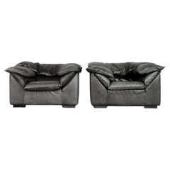 Sillones Monza daneses modernos de mediados de siglo de Niels Eilersen, años 70