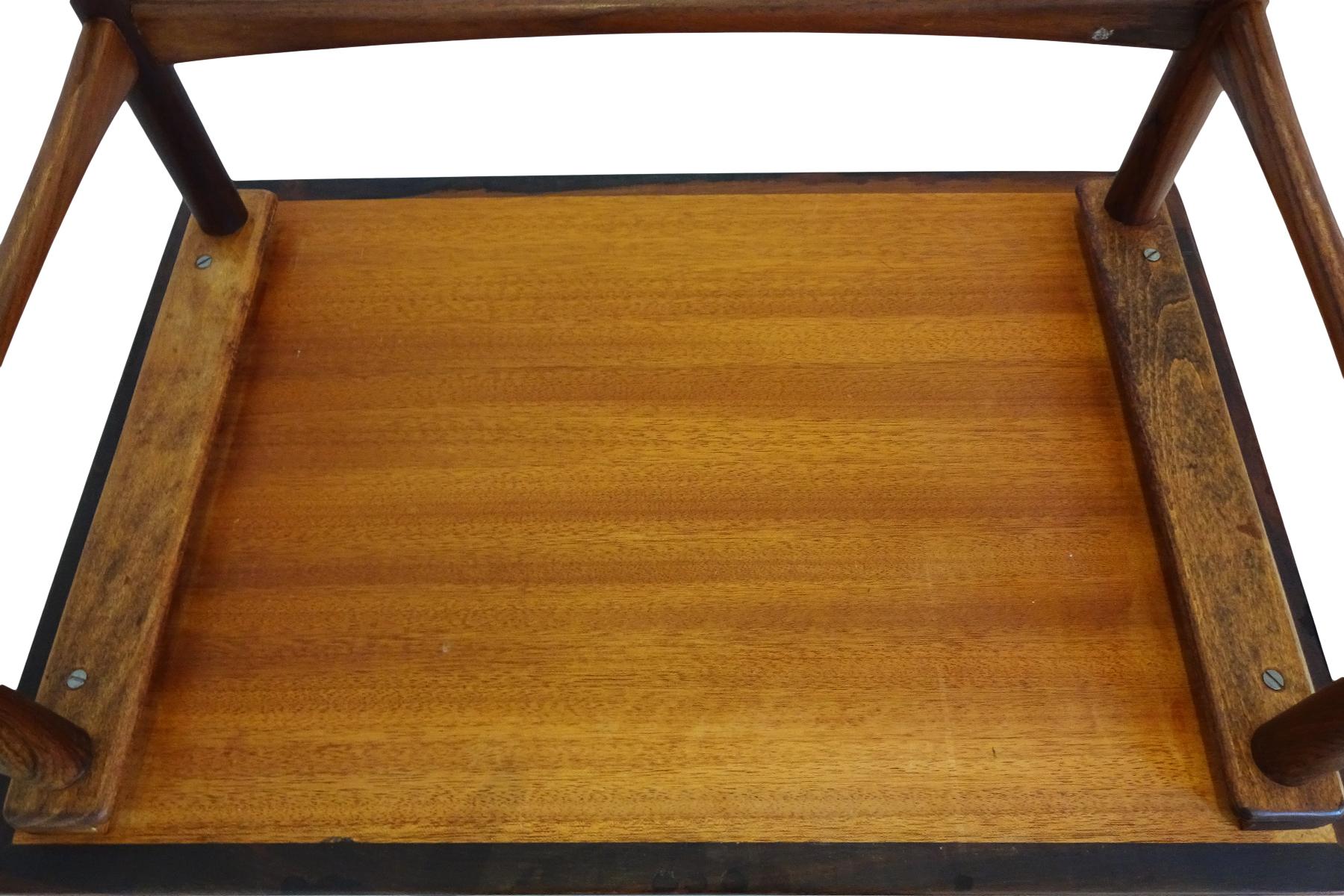 Danish nesting Coffee Table Set - Kai Kristiansen Mid Century Rosewood  In Good Condition In Highclere, Newbury