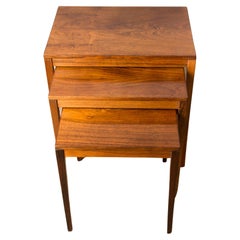 Danish Nesting Tables in Rio Rosewood by Johannes Andersen for CFC Silkeborg, 19